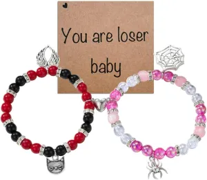 Sanyaa Hazbin Angle Bracelets Anime Merch Cosplay Matching Bracelets Gifts for Women Men