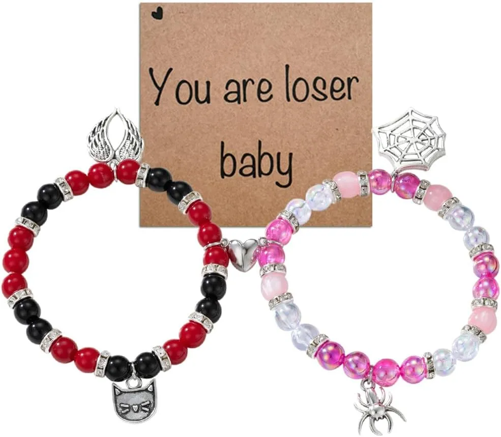 Sanyaa Hazbin Angle Bracelets Anime Merch Cosplay Matching Bracelets Gifts for Women Men