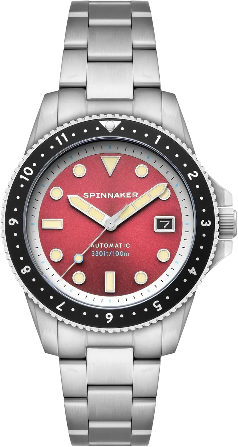 Spinnaker Men's 42mm Croft Pioneer Automatic Watch with Solid Stainless Steel Bracelet SP-5136