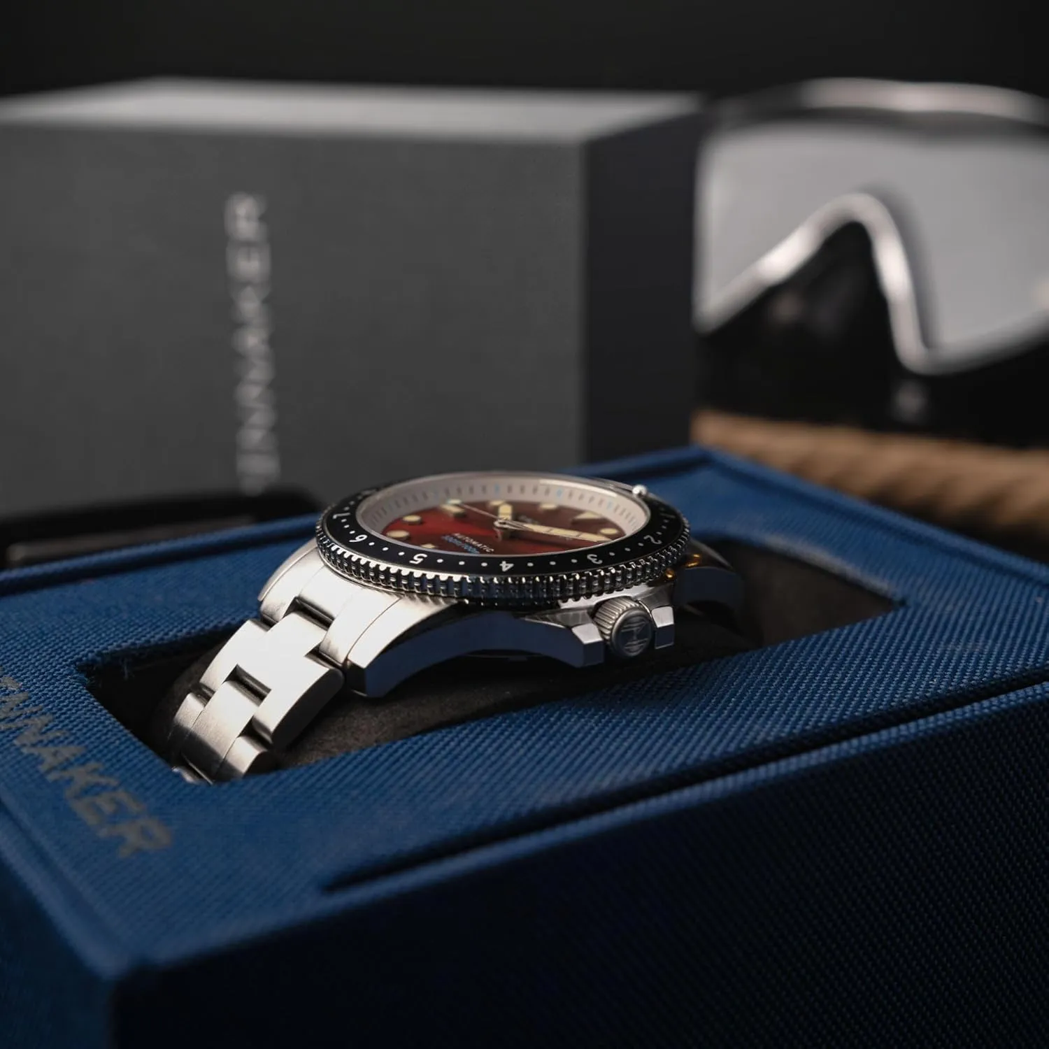 Spinnaker Men's 42mm Croft Pioneer Automatic Watch with Solid Stainless Steel Bracelet SP-5136
