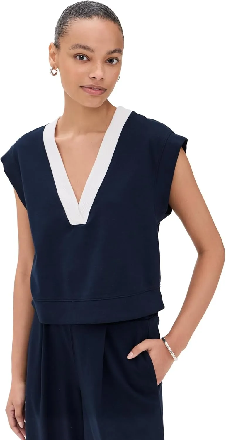 Stateside Women's Ponte Colorblock Vest