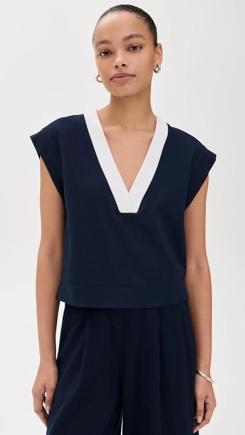 Stateside Women's Ponte Colorblock Vest