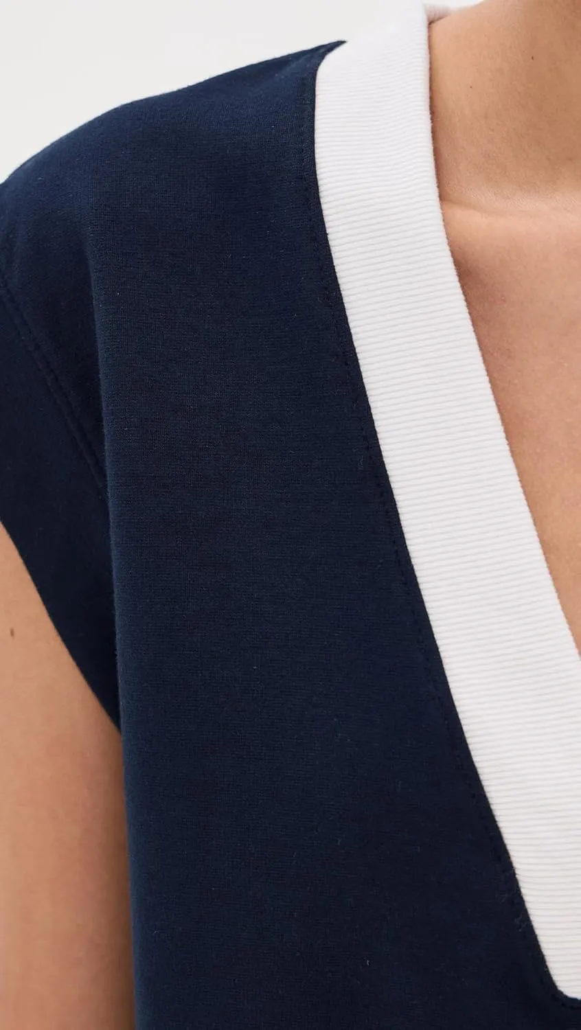 Stateside Women's Ponte Colorblock Vest