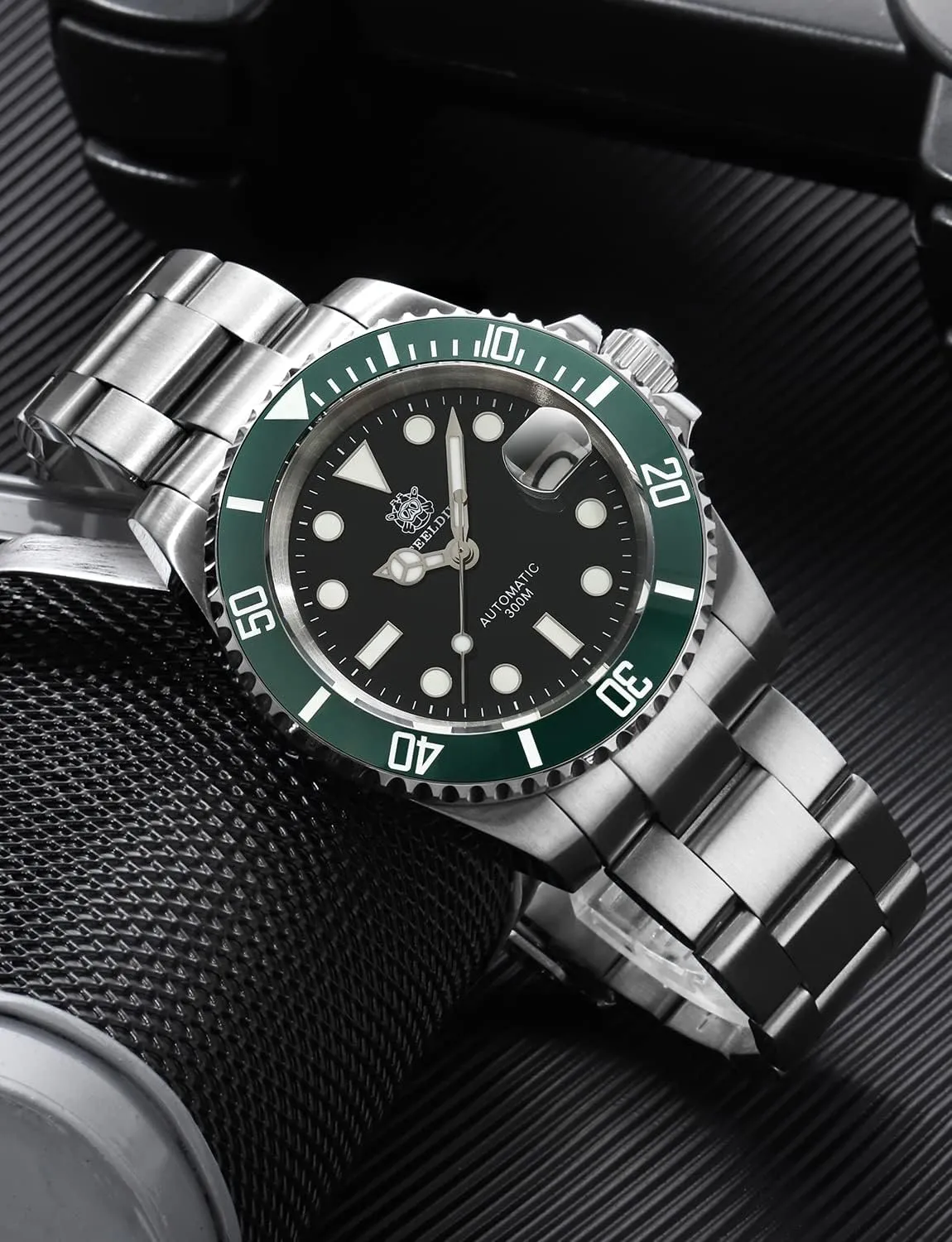 Steeldive Men's Automatic Watch SD1953 Stainless Steel NH35 Movement 300m Diving Watches