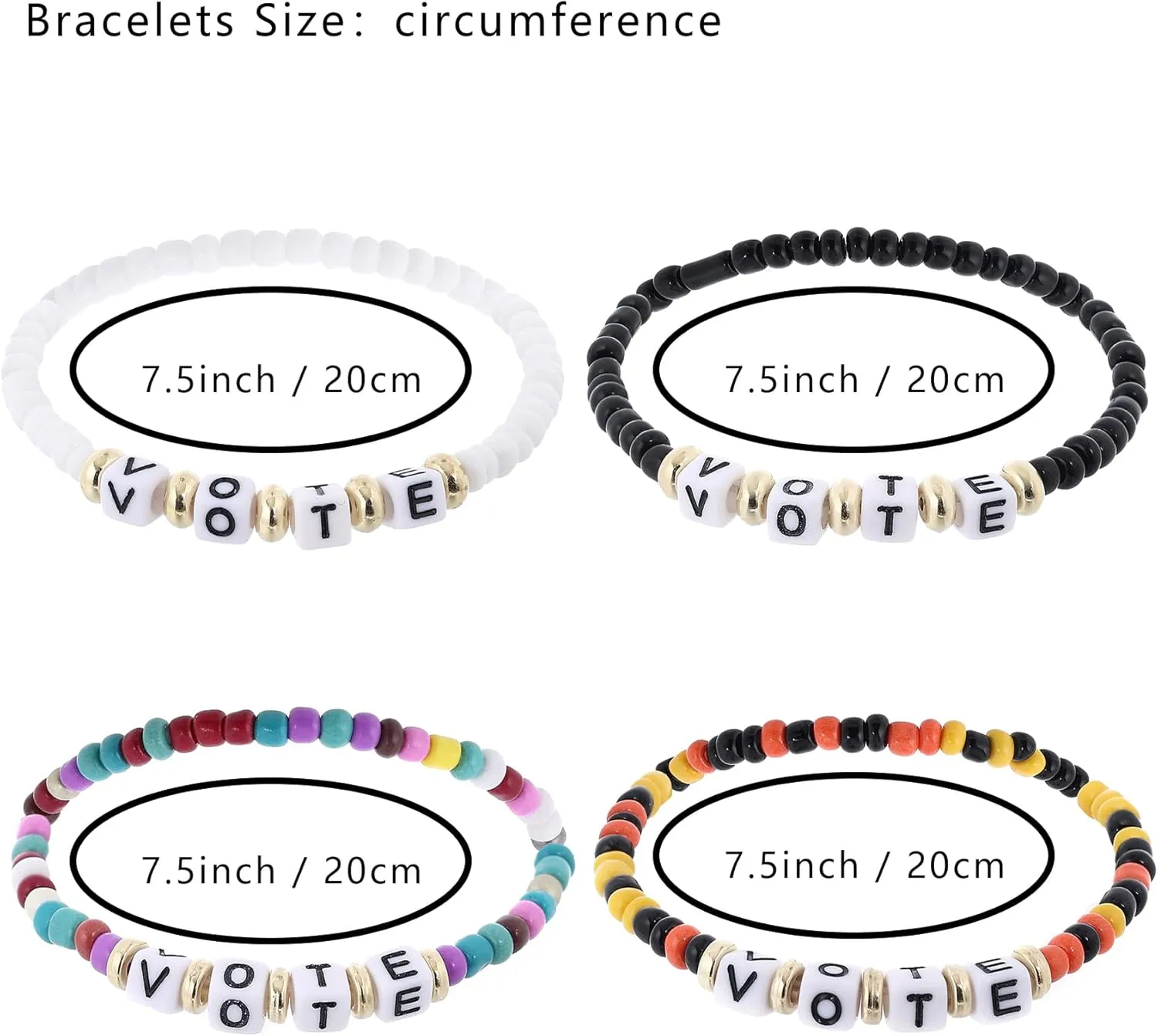 Taouzi Beaded Friendship Bracelets for Women Handmade Elastic Stackable Bracelets Bulk Fashion Boho Jewelry Set for Women Men