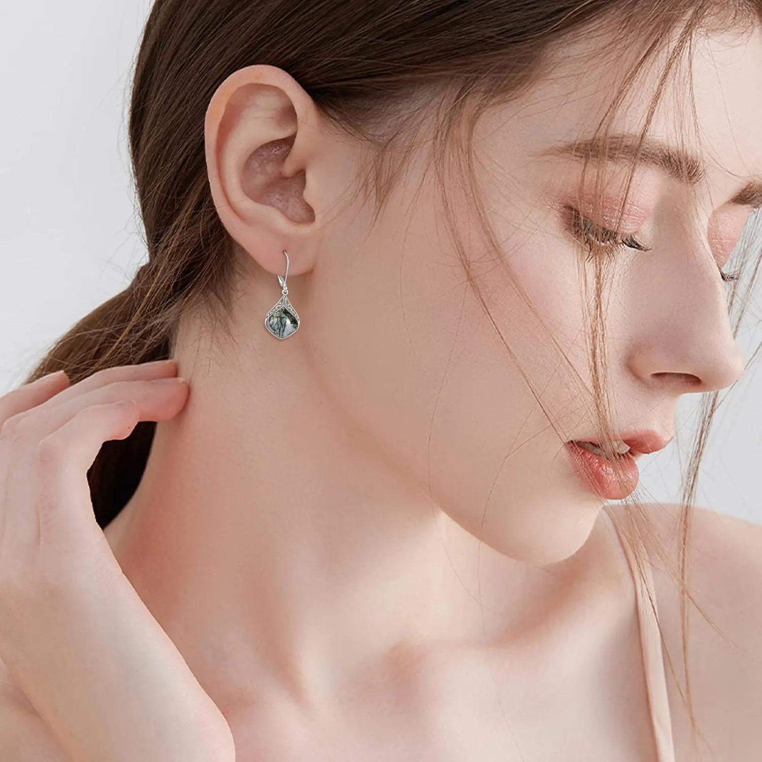 Teardrop Earrings Sterling Silver Filigree Irish Celtic Teardrop Drop Earrings Jewelry Gifts For Women