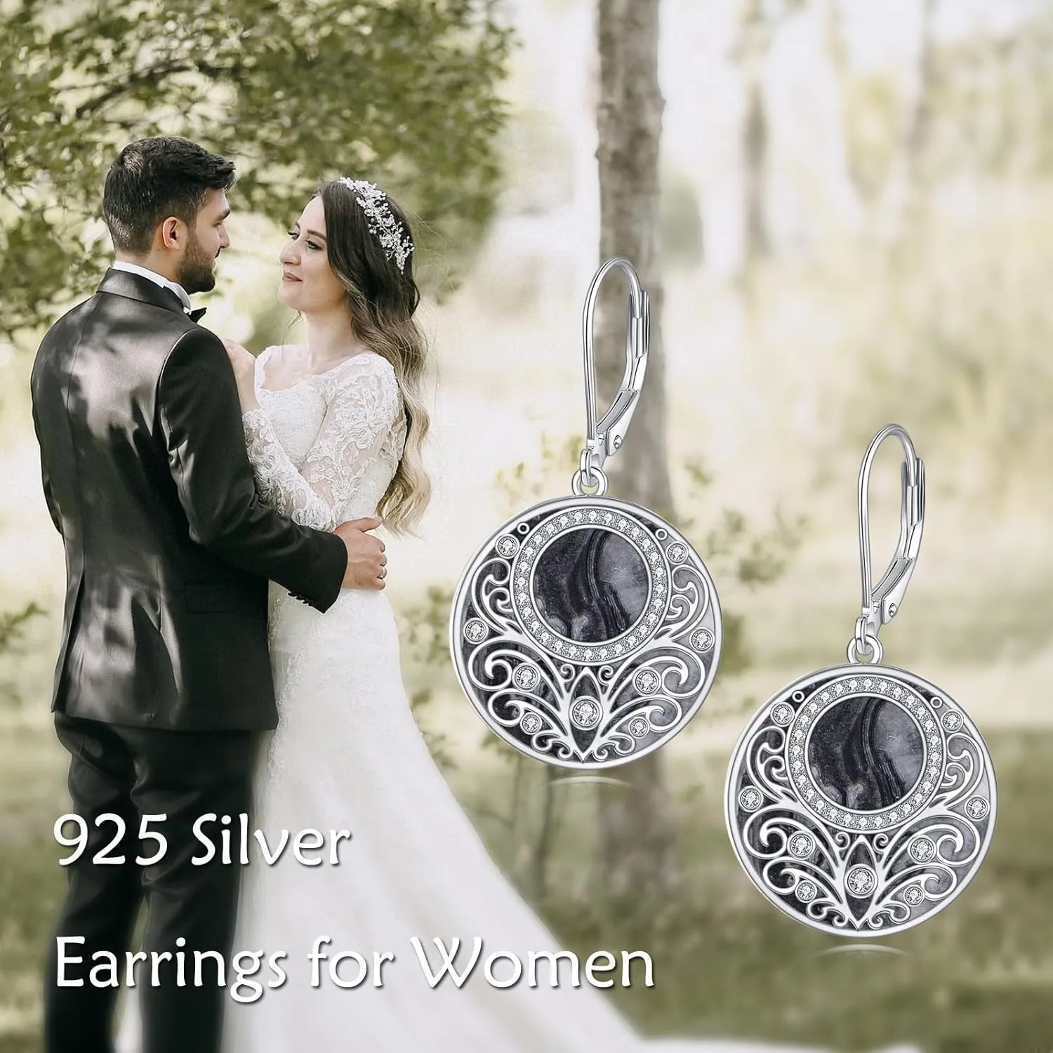 Teardrop Earrings Sterling Silver Filigree Irish Celtic Teardrop Drop Earrings Jewelry Gifts For Women