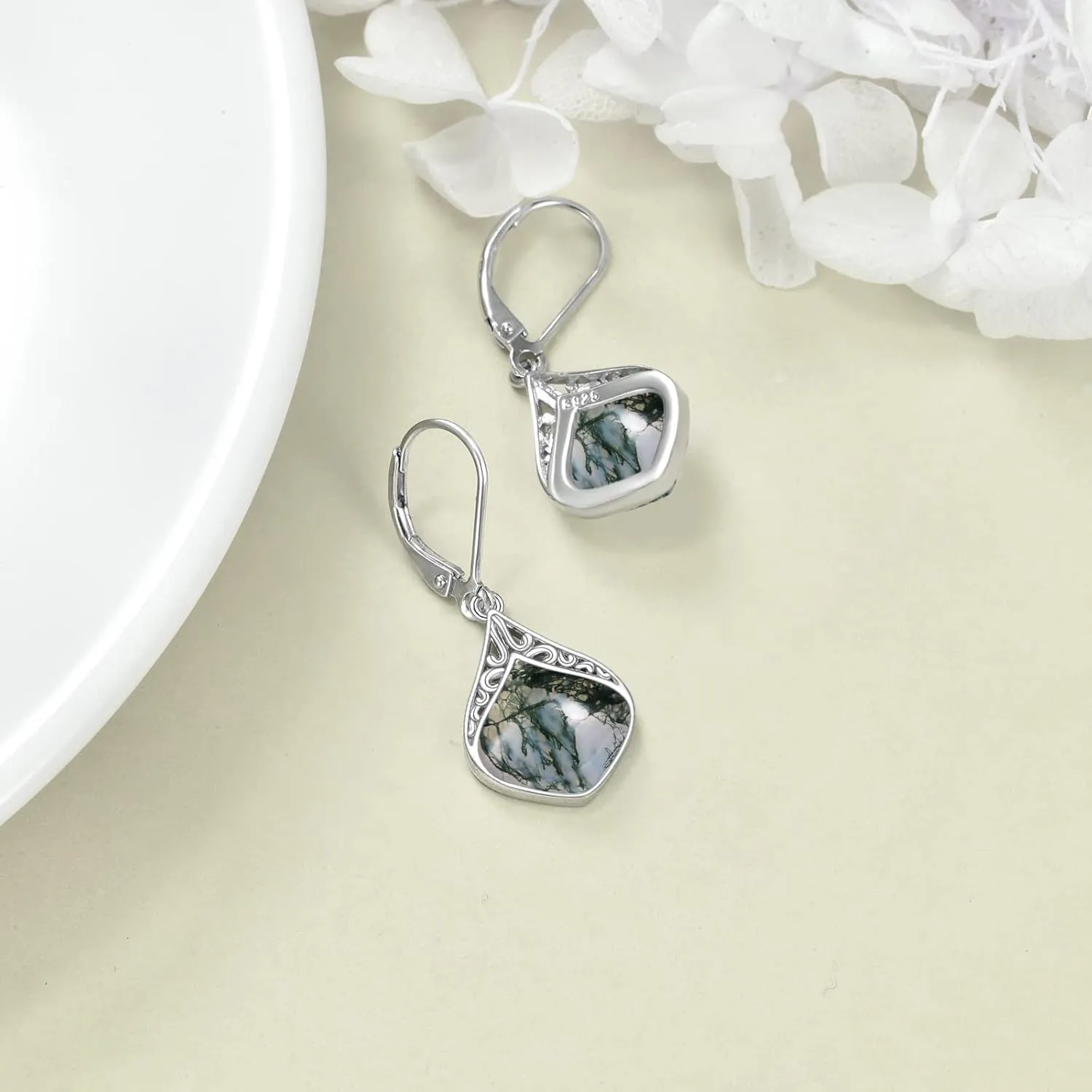 Teardrop Earrings Sterling Silver Filigree Irish Celtic Teardrop Drop Earrings Jewelry Gifts For Women