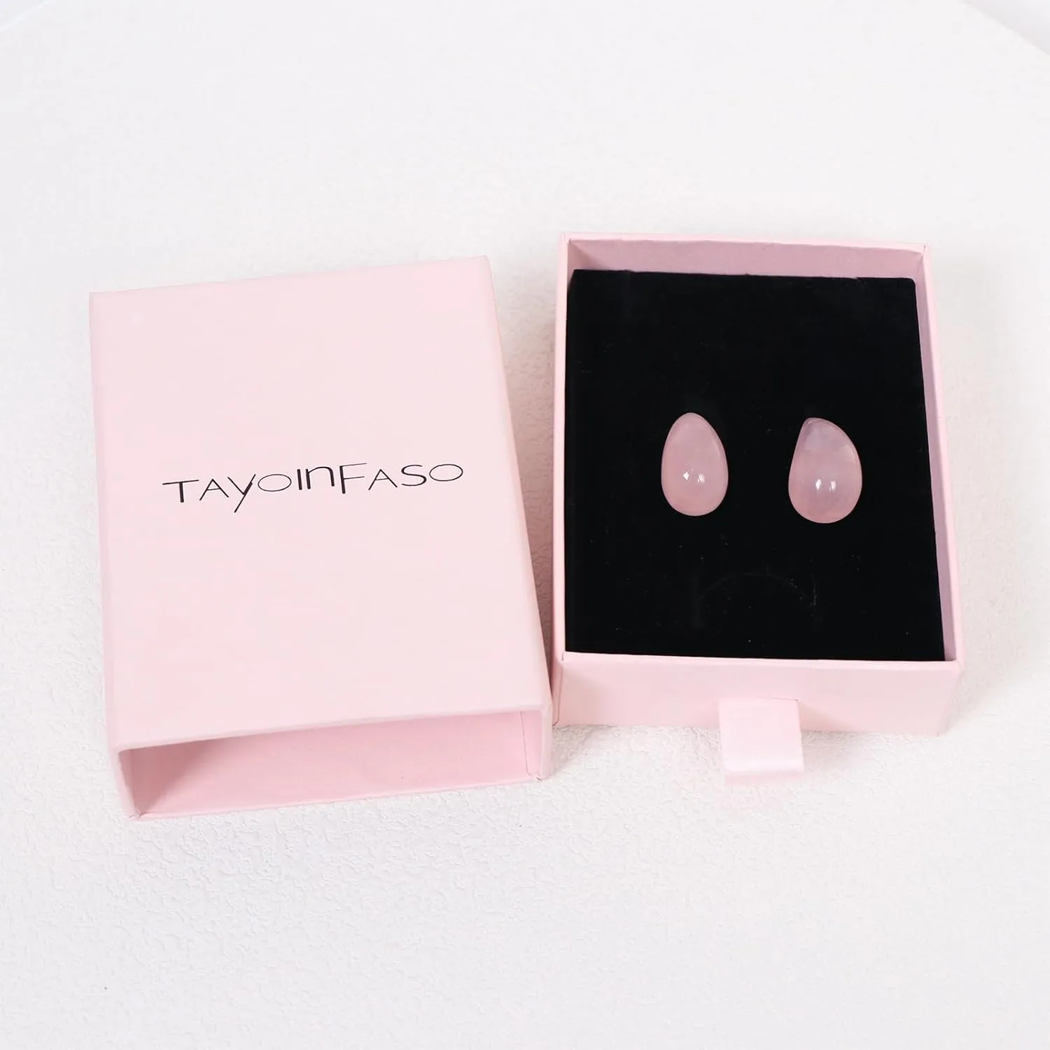 Trendy Teardrop Earrings Hypoallergenic 18k Real Gold Plated Natural Stone/Colorful Enamel/Cubic Zirconia Chunky Teardrop Jewelry Gift for Women