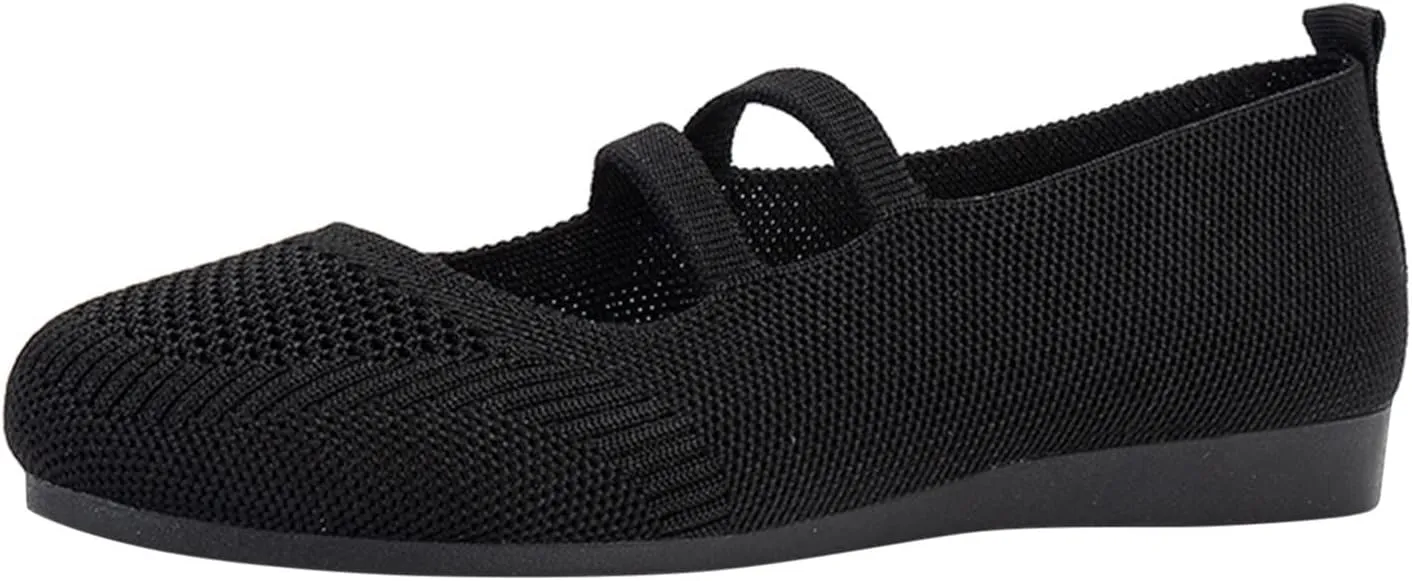 Women Flats Shoes Round Toe Comfortable Slip On Ballet Flats Ladies Walking Shoes for Dressy Casual Office Wedding