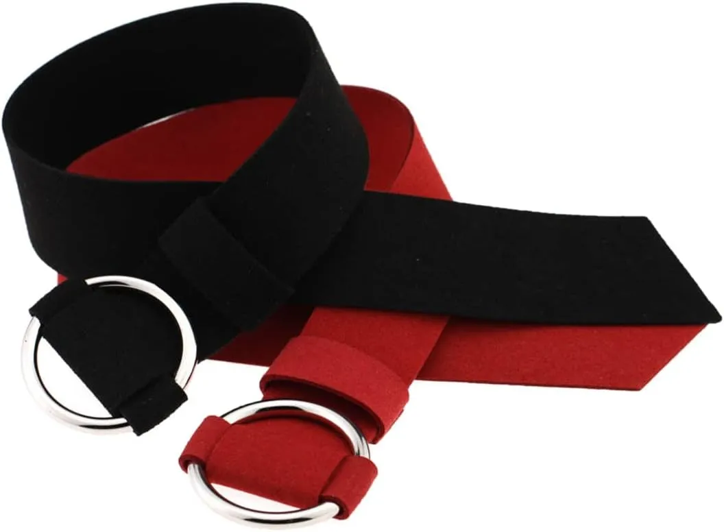 Women Gothic Velet Belt Choker Collar Necklaces Statement Circle Ring Buckle Chokers Necklaces Jewelry