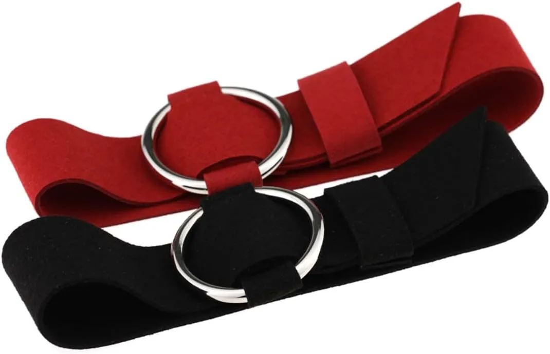 Women Gothic Velet Belt Choker Collar Necklaces Statement Circle Ring Buckle Chokers Necklaces Jewelry