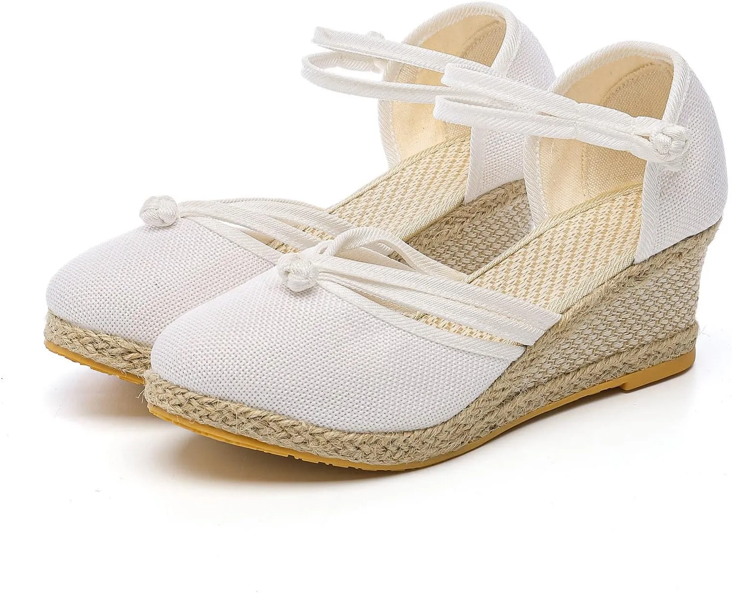 Women Shoes Sandals Platform Wedge Fashion Versatile Braided Breathable Wedge Sandals for Women Shoes