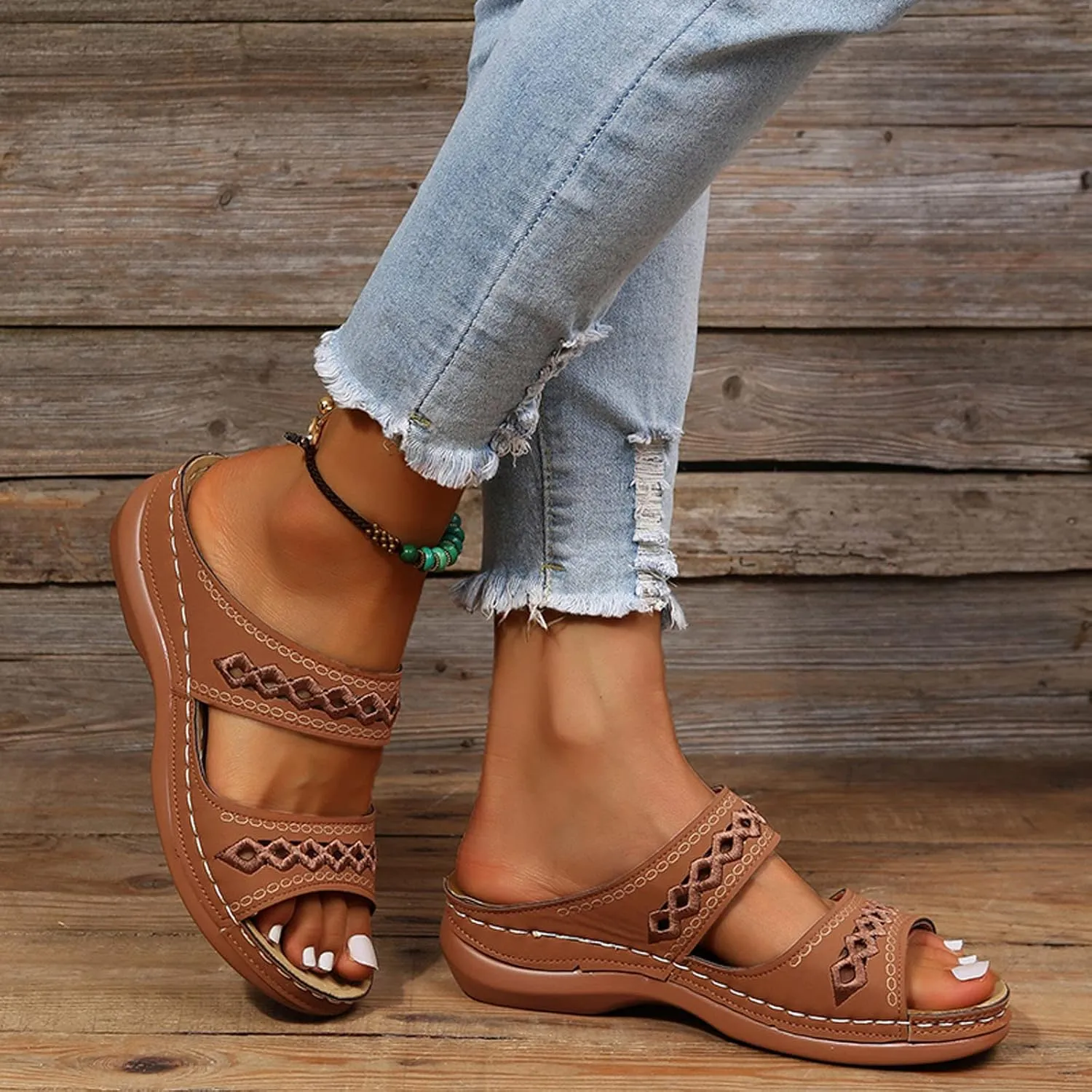 Women Wedge Sandals Dressy Wedge Sandals for Women Soft Womens Sandal Comfortable Summer Shoes for Womens 2025