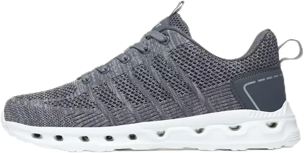 Women's Leather Outdoor Mesh Shoes Breathable Summer Sneakers Sports Shoes Breathable Mesh Non-Slip Lightweight Casual Sneakers