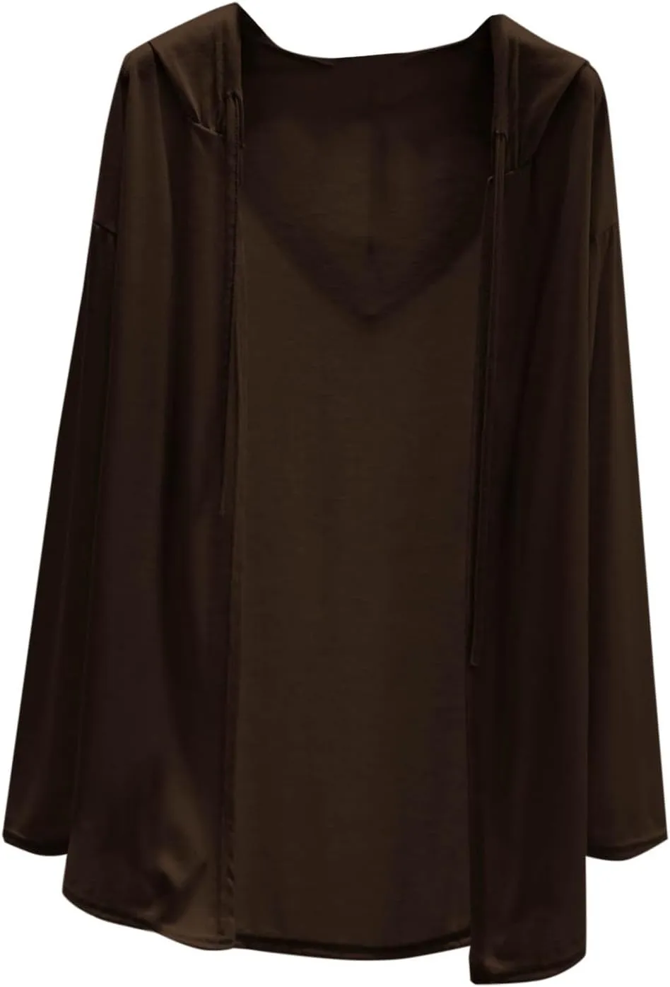 Womens Lightweight Casual Hoodie Cardigans Open Front Cover Ups Long Sleeve Outwear Coat Sun Protection Cover Clothes