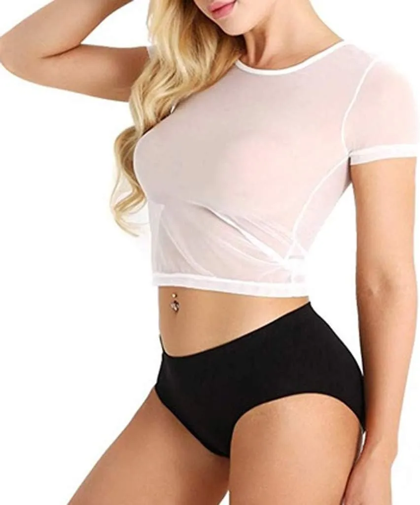 Women's Naughty Lingerie 2024 Sexy Erotic Lingerie Lace Mesh See Through Tight Tops Plus Size Babydoll, S-2XL