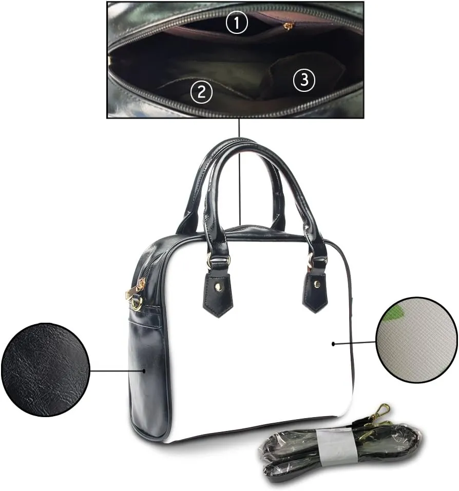 Womens Purses and Handbags Set Waterproof Top Handle Satchel Shoulder Bags with Matching Wrist Wallet