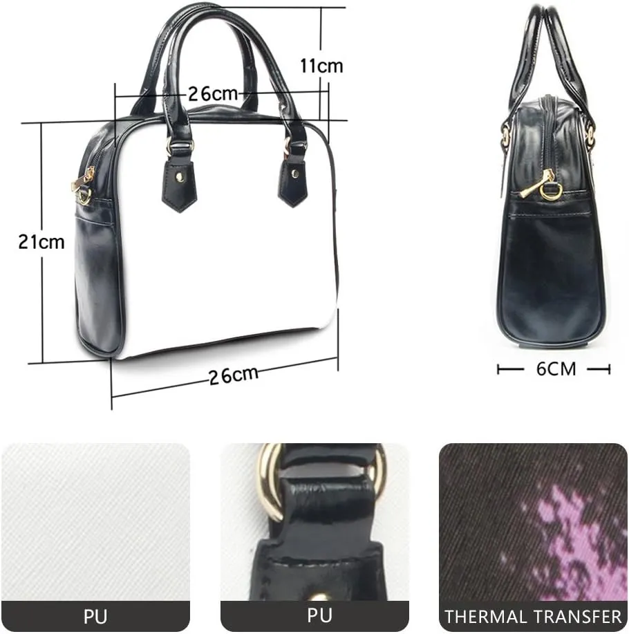 Womens Purses and Handbags Set Waterproof Top Handle Satchel Shoulder Bags with Matching Wrist Wallet