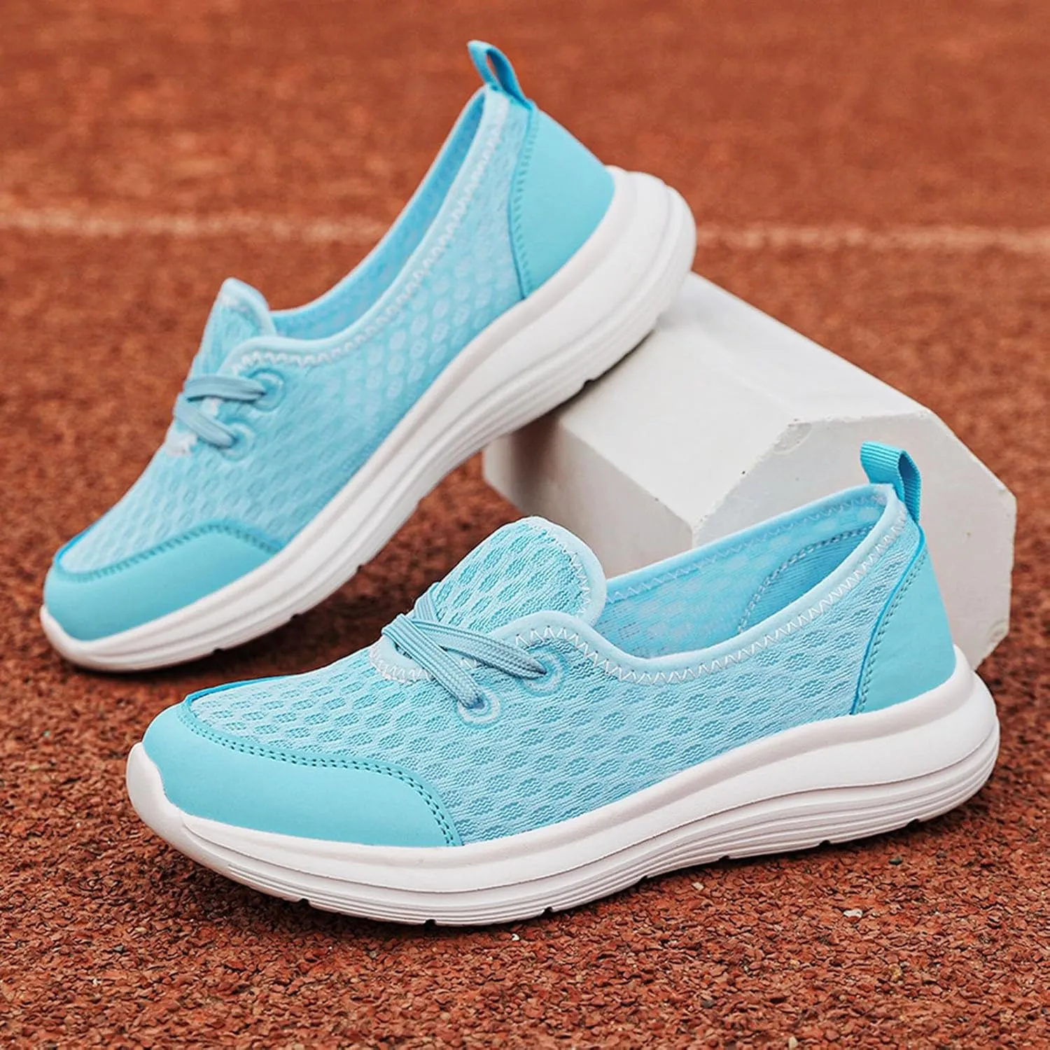 Women's Soft Sole Mesh Comfort Orthopedic Shoes, Orthopedic Shoes for Women Wide Width Arch Support Slip On Comfortable Walking Orthotic Sneakers