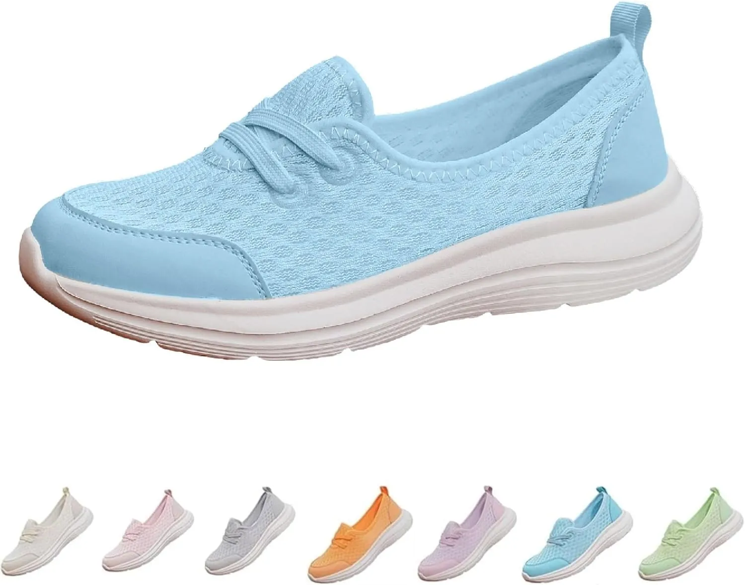 Women's Soft Sole Mesh Comfort Orthopedic Shoes, Orthopedic Shoes for Women Wide Width Arch Support Slip On Comfortable Walking Orthotic Sneakers