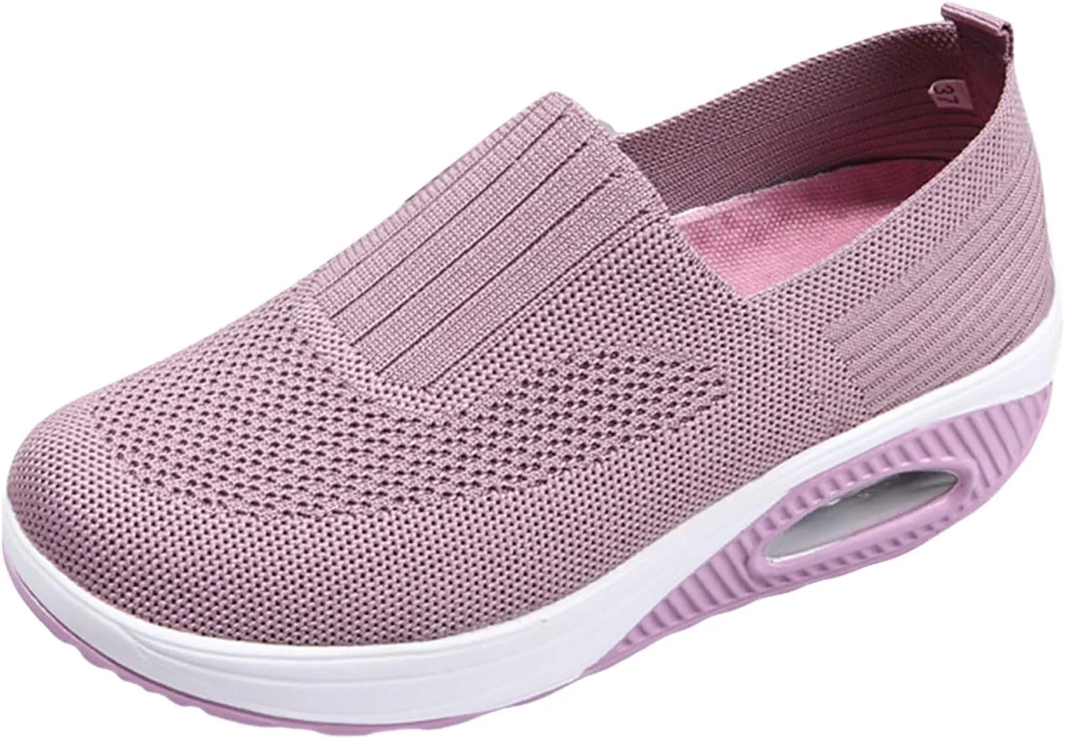 Women's Soft Sole Mesh Comfort Orthopedic Shoes with Arch Support Fit Hands Slip on Go Walking Slip Sneakers