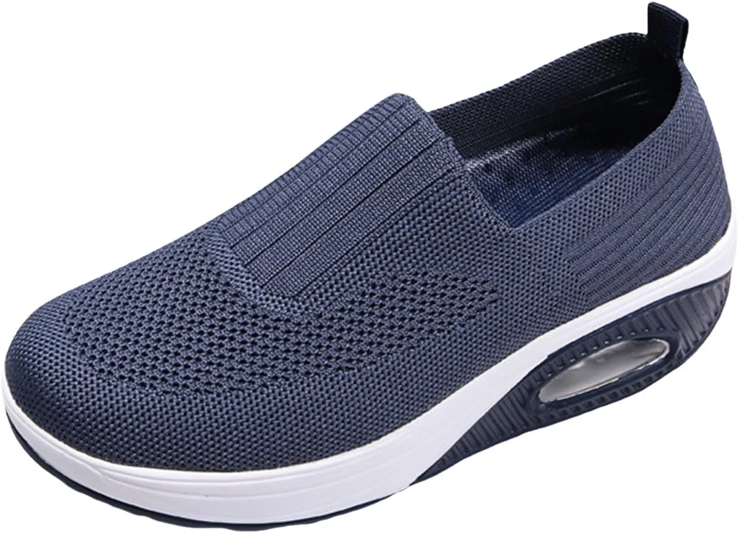Women's Soft Sole Mesh Comfort Orthopedic Shoes with Arch Support Fit Hands Slip on Go Walking Slip Sneakers