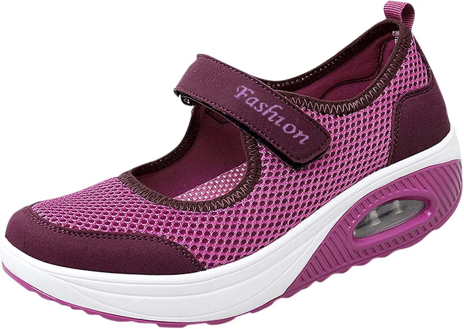Women's Walking Shoes Comfortable Nurse Shoes Wide Non-Slip Sneakers Breathable Mesh Loafers Platform Orthopedic Sneakers