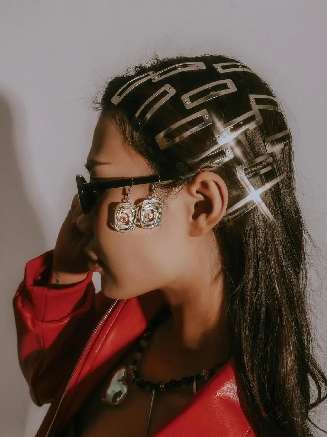 Y2K Edgy Emo Alt Dangle Earrings Grunge Punk Rock Jewelry Dangling Accessories Coolest Gifts for Women Teen Girls Her Trendy Stuff In Their 20s