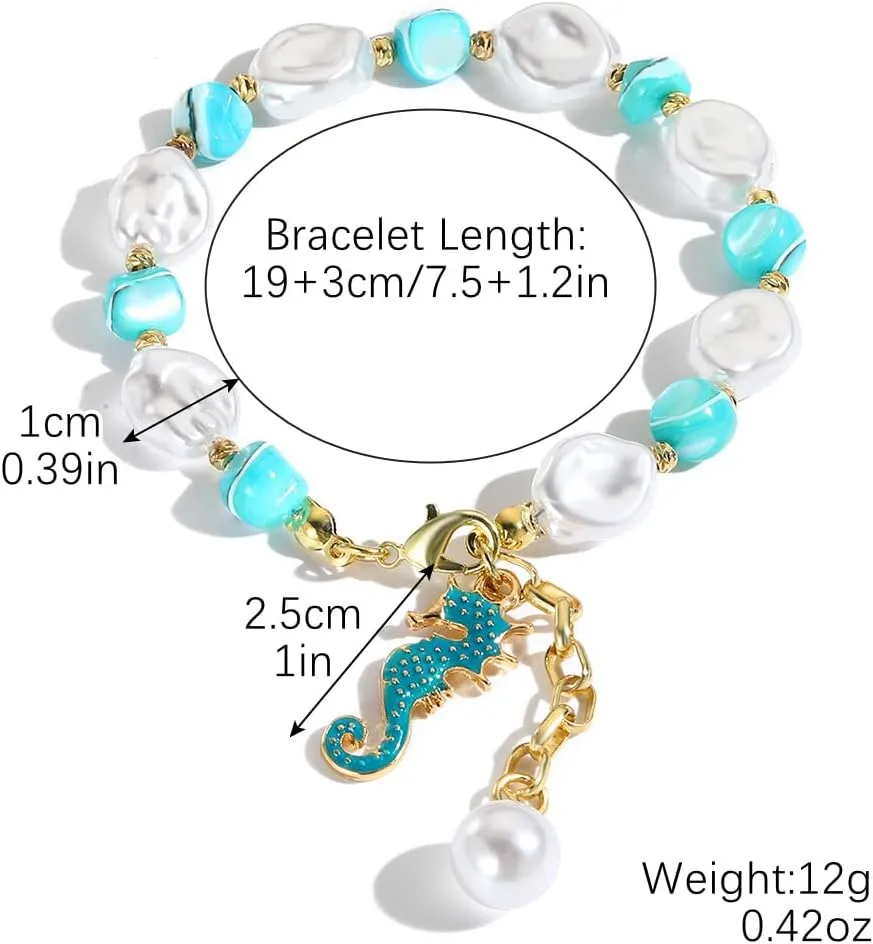 YIYUGEY Colorful Irregular Pendant Bracelet Best Friend Sincere Friendship Surprise Birthday Valentine Christmas Adjustable Jewelry Surprise Husband And Wife Sister For Women